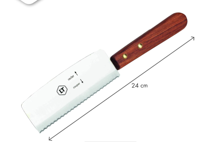 Couteau à Raclette inox et bois